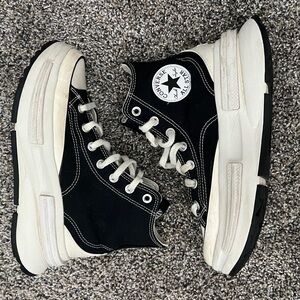 Converse Run Star Hike High Top Sneakers - Black & White